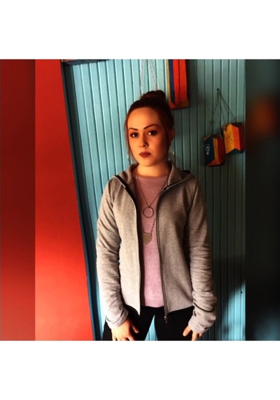 Barbora Günlük Fermuarlı Kapüşonlu Kadın Ceket 1203Gri