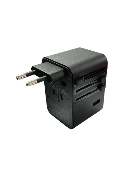 Lexroo 45w Şarj Cihazı Ve 2x Usb Ve 3x Type-c Girişli Universal Seyahat Adaptörü