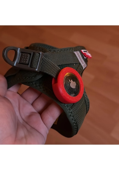 Hayvan Tasmaları Için Apple Uyumlu AirTag Kılıfı Siyah