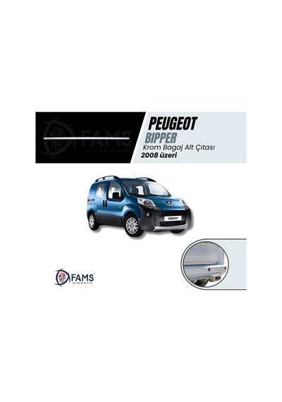 Peugeot Bipper Krom Alt Bagaj Çıtası 2008 Üzeri P.Çelik