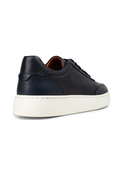 Deery Erkek Lacivert Hakiki Deri Sneaker Ayakkabı - 04406mlcve01