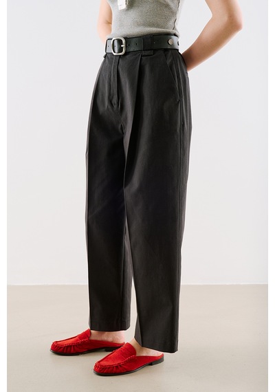 Manuka Gabardin Straıght Pileli Pantolon Lacivert Aw26pnt00004-3907