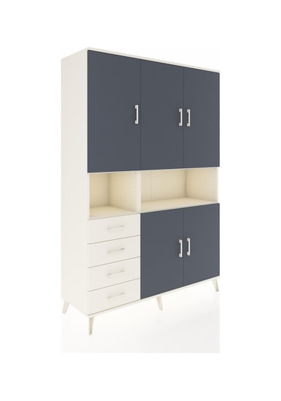 Hyperion Dolap 7 Raflı 4 Çekmeceli 5 Kapaklı 132x44x195 Aytaşı-antrasit/aytaşı Antrasıt/aytası Hyperion Dolap 7 Raflı 4 Çekmeceli 5 Kapaklı 132x44x195 Aytaşı-antrasit/aytaşı Antrasıt/aytası