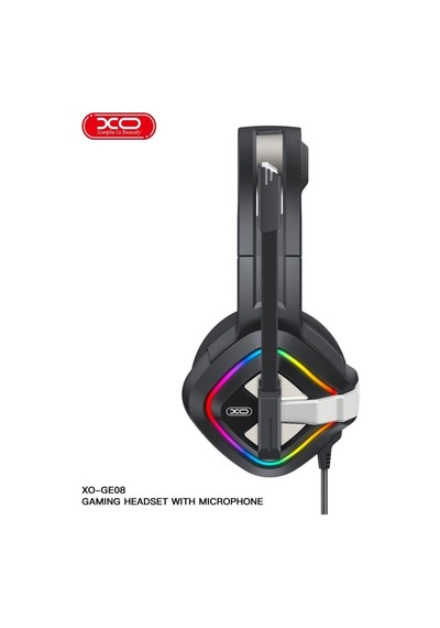 Ge08 Kulak Üstü Kablolu Rgb Işıklı Mikrofonlu Gaming Oyuncu Kulaklığı - 2 Metre - Hi-fis
