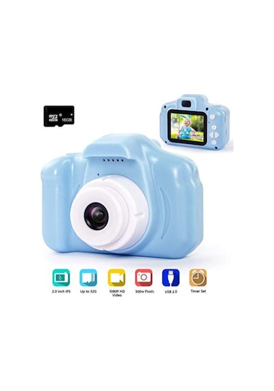 Lumi Mini 1080P Çocuklar İçin Dijital Fotoğraf Makinesi (İthalatçı Garantili)