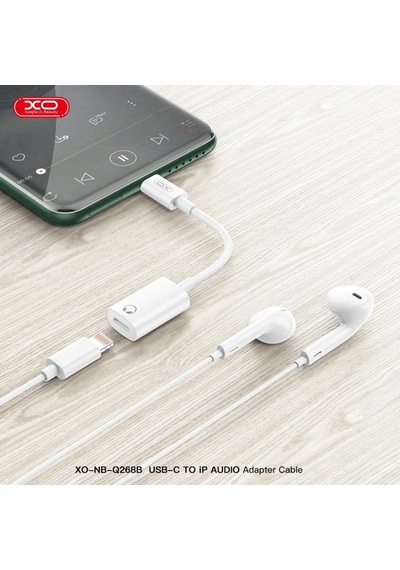 İletişim Ucu Pratik Parça Günlük Aksesuar Nb-r268b Usb-c To Lightning Kulaklık Dönüştürücü