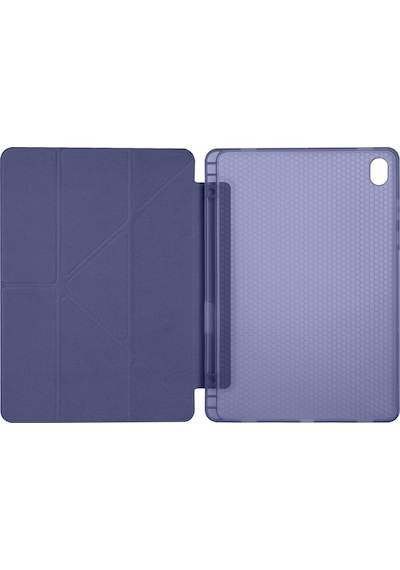 Samsung Galaxy Uyumlu Tab S11 Kılıf Tri Folding Kalem Bölmeli Standlı Kılıf Arka Kapak