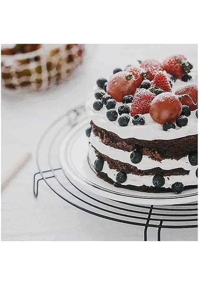 Glaso Teli Yuvarlak 30 Cm - Ekmek, Kek, Kurabiye Soğutma Teli 50 x 22