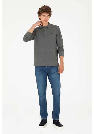 U.s. Polo Assn. Erkek Antrasit Melanj Sweatshirt 50295169-vr081 Antrasit Melanj
