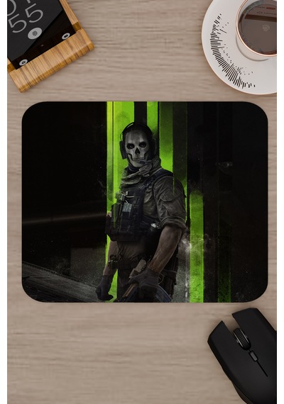 Call Of Duty Kaymaz Dikişli Kauçuk Oyuncu Mousepad V4 - 22x18 Gaming Mouse Pad Fare Altlığı