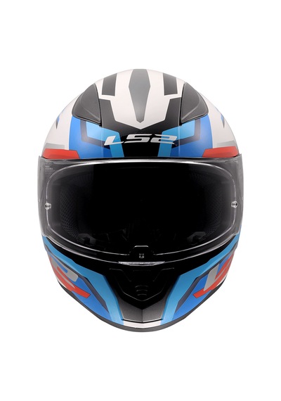 Ls2 Rapıd 2 Hyper Full Face Motosiklet Kaskı Beyaz - Mavi  - Kırmızı