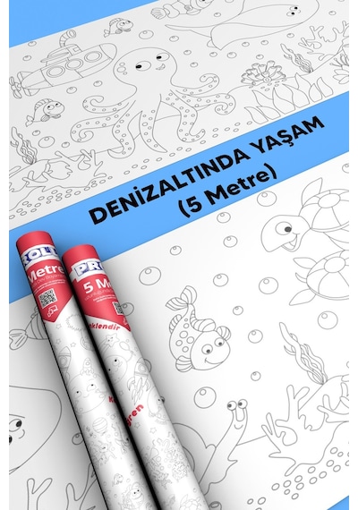 Denizaltı Boyama Kağıdı