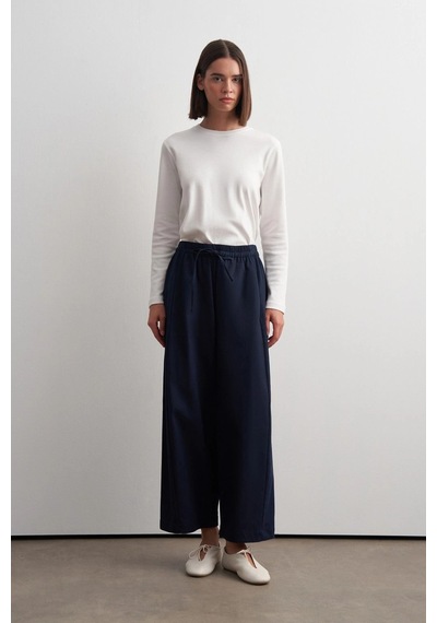 Barrel Gabardin Pantolon Lacivert