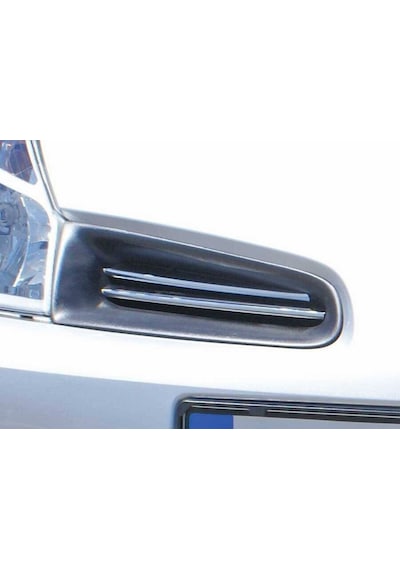 Renault Clio 3 Hb Uyumlu Ön Tampon Çıtası 4 Parça 2006-2011 Paslanmaz Krom