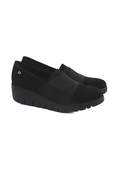 Sneaker Günlük Kadın Diğer 952565ds Donna Serena 2565 Ds Camoscio Nero Siyah