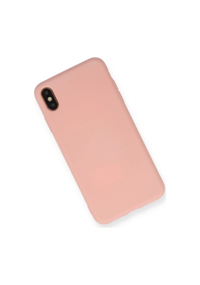 Gld-spt- Newface Apple Uyumlu iPhone Xs Max Kılıf Nano İçi Kadife Silikon - Pembe