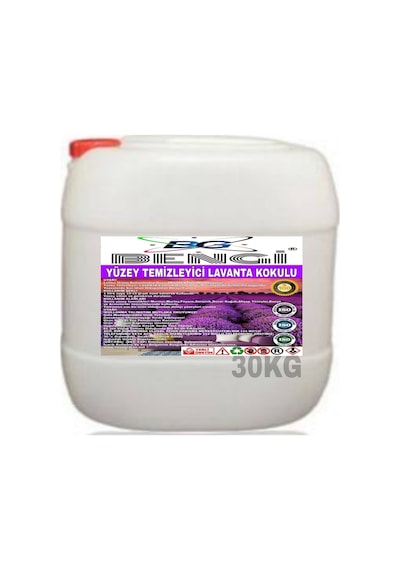 Yüzey Temizleyici Lavanta Kokulu 30kg Tekli