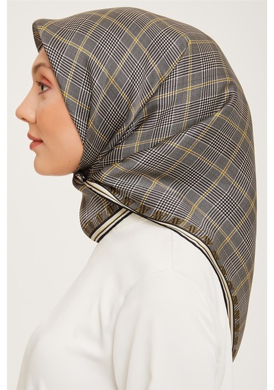 Armine Twill İpek Eşarp 23ka9029 54 - Sarı