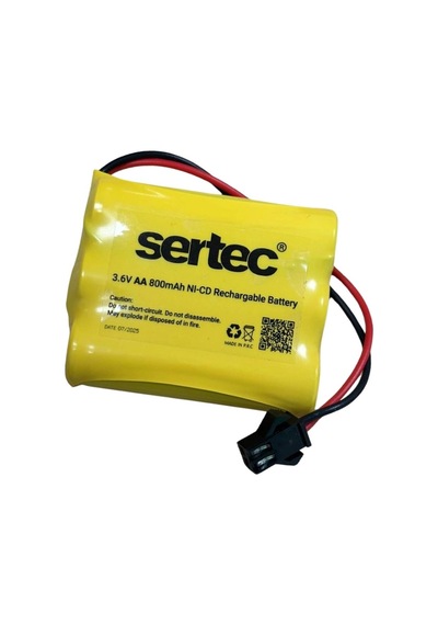 Sertec 3.6v 3s1p Aa 800 Mah Kablo + Siyah Konnektörlü Oyuncak Pili Evimdeyokyok