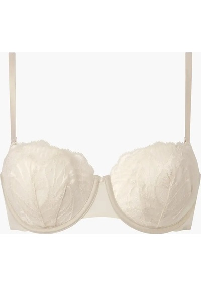 Calvin Klein Push Up Strapless Kadın Krem Sütyen Bej