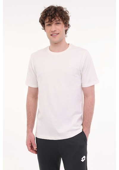Lotto M-sokrates Tee 5fx Ekru Erkek Kısa Kol T-shirt 000000000102012824 Bej