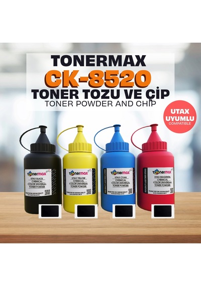 Utax Ck-8520 Toner Tozu Ve Çipi - Set / P C2480i / P-c2480i