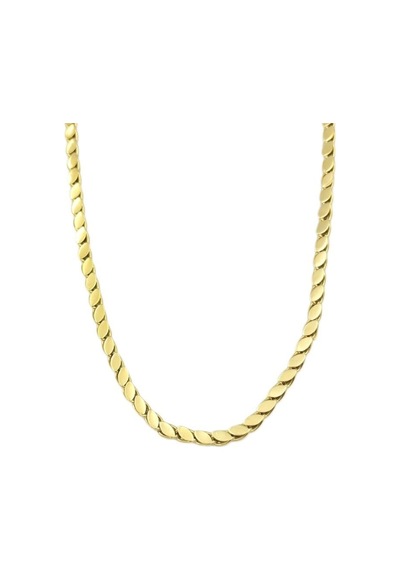 Arpa Zincir 60 Cm Çelik Kolye Gold