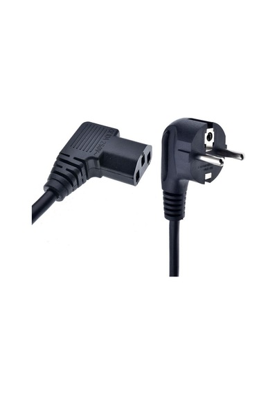 Power  kablosu 90 derece L power kablo 3x0.75 mm kanlo 3metre