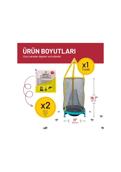 Flies Inn Hg Yeni Nesil Karasinek Tuzağı