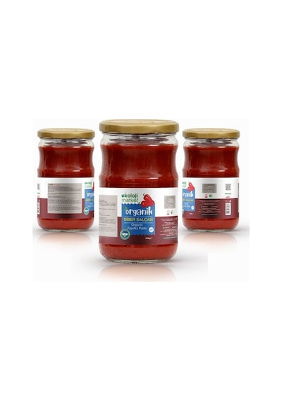 Organik Tuzsuz Biber Salçası 610 Gr 610 G