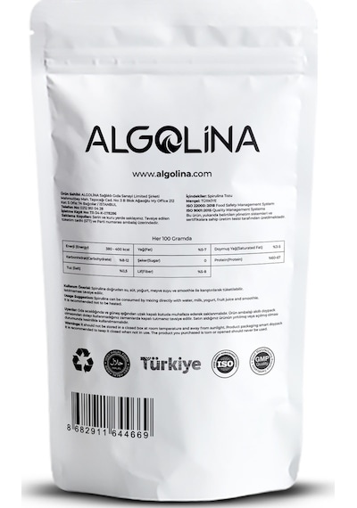 Algolina Spirulina Tozu 2 x 100 G
