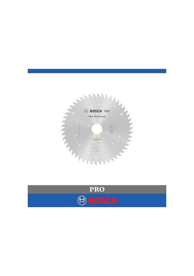 Bosch Pro 136x20 Mm 50 Diş Akülü Alüminyum Daire Testere 2608837754