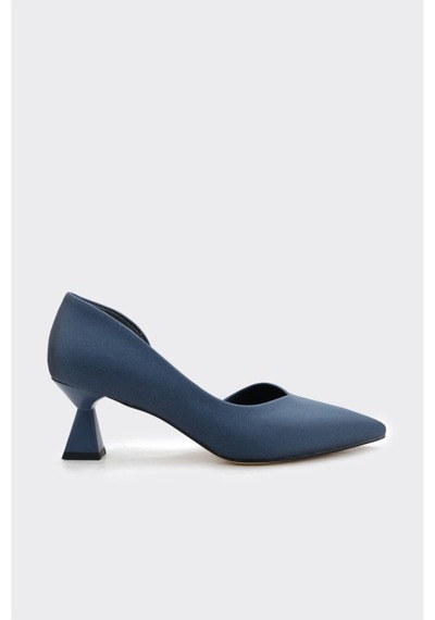 Derinet Kısa Topuk Saten Kadın Stiletto L.saten L.saten