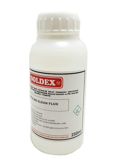 Soldex Sr33 No Clean Şeffaf Sıvı Flux 250Ml