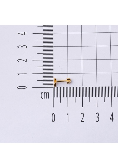 Bilezikci 14 Ayar Altın Tragus Piercing Küpe Kphsy14k22518