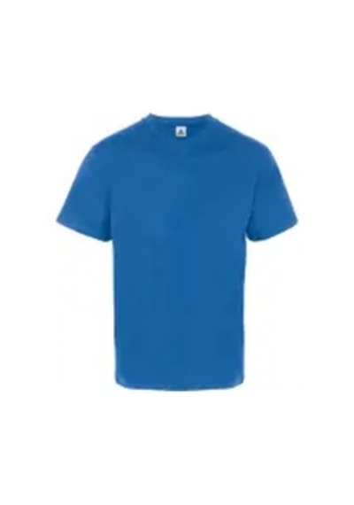 Myform 8129 Comfort V Yaka Supreme T-shırt - Turkuaz Çok Renkli