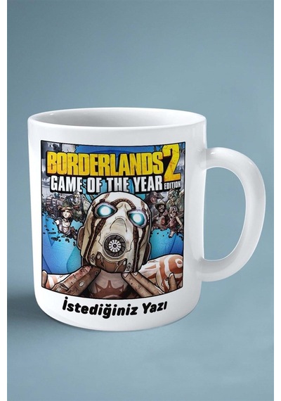 Borderlands Oyun Baskılı Kupa Bardak Çift Taraflı Baskı Kişiye Özel Model 1 Çok Renkli