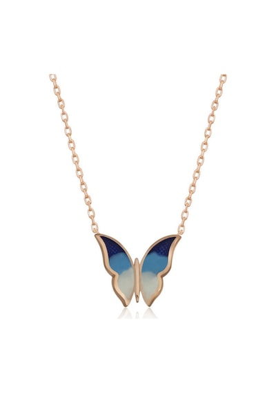 Casera's Gümüş Rose Minimal Kelebek Kadin Kolye Csr2180798 Gümüş