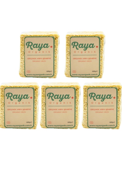 Organik Arpa Şehriye 500 Gr - 5'li Paket 500 G