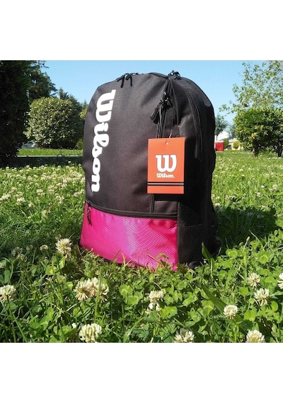 Shopiolog Wilson Fuşya Sırt Çantası Unisex Çift Gözlü Çanta Fuşya