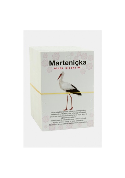 2'li Marteniçka Bileklik Kartı 100 Adet