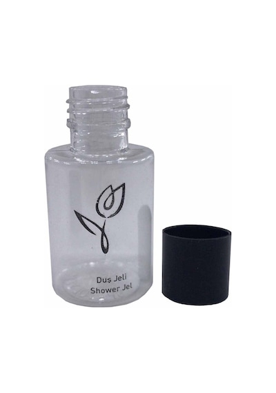 Baskılı Otel Tipi Şampuan Yazılı Silindir Şişe Tek Kullanımlık Kullan At Boş Şişe 100 x 30 ML