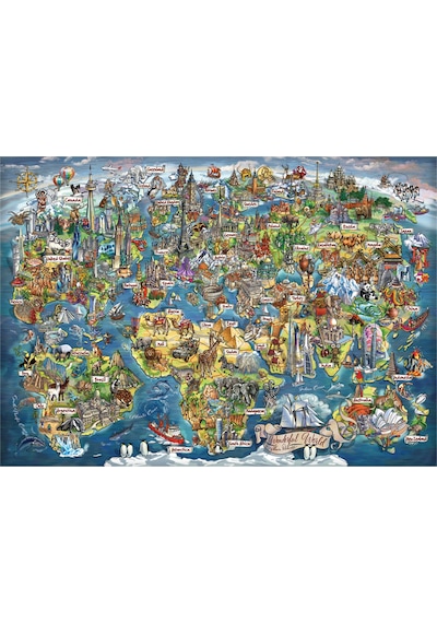 Anatolian 3000 Parçalık Puzzle - Harika Dünya 4923