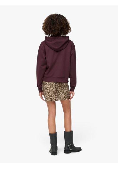 Only Onlalına Lıfe Leo Detaıl Hood Box Swt Kadın Mor Sweatshirt - 15364546