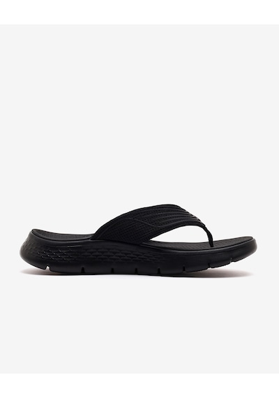 Skechers Go Walk Flex Sandal Erkek Siyah Parmak Arası Terlik 229214 Bbk Siyah