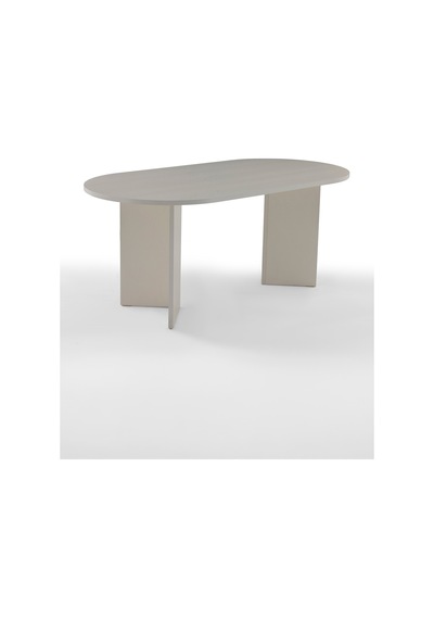 Harmony Nara Sadece Masa Oval Masa 180x75x90 Cm Aytaşı - Modern Tasarım Beyaz