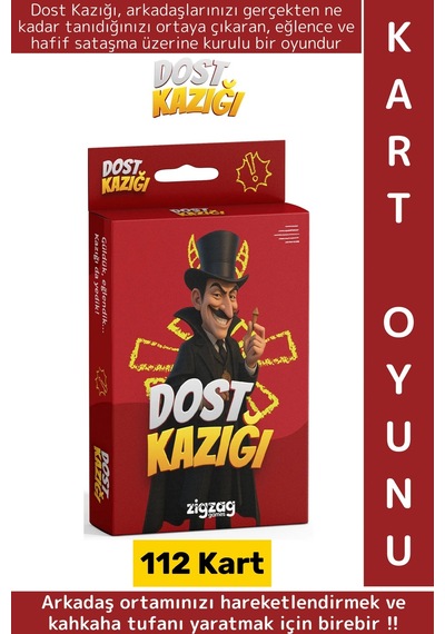 Eğlenceli Yılbaşı Arkadaş Grubu Parti Cesur Komik Bol Kahkaha Neşeli Oyun-dost Kazığı 112 Kart