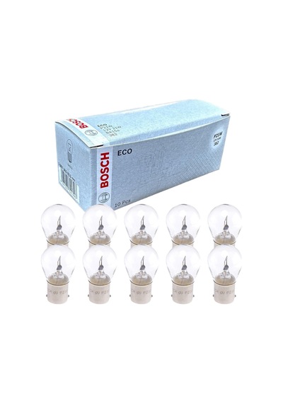 Bosch Ampul 12v 21w 93 Ba15s Sinyal Tek Duy 10 Adet