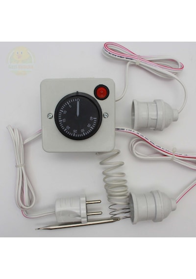 Termostat Kontrollü Düğmeli Yanan 1 Lamba 1 Sarkan Duyu Çıkışlı