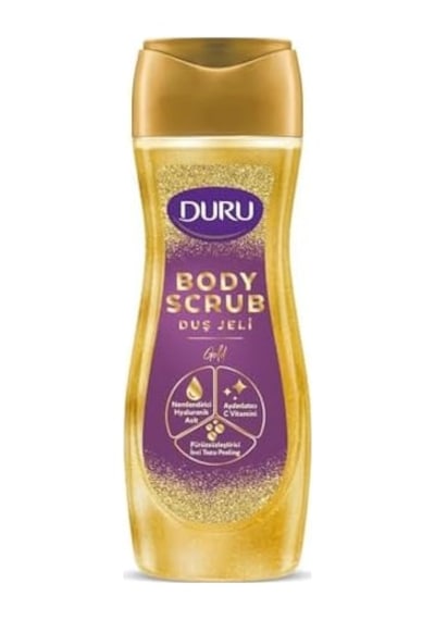 Body Scrub Duş Jeli,, 450 Mililitre Açık Mavi